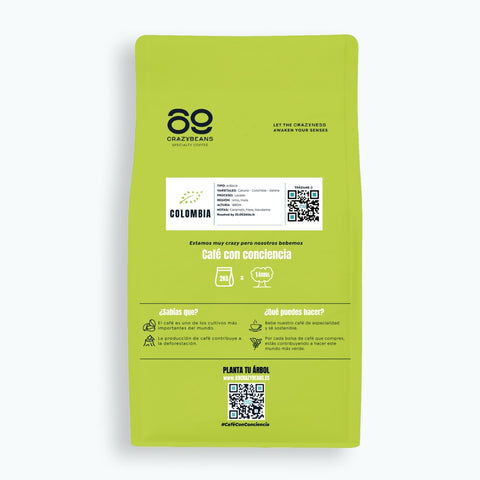 Café ECOLÓGICO Especialidad Colombia - 500g